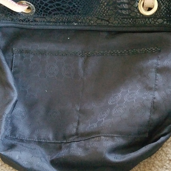 Michael Kors Python Leather Tote - Picture 7 of 8